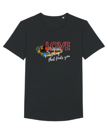 Love. Abstract Art Black