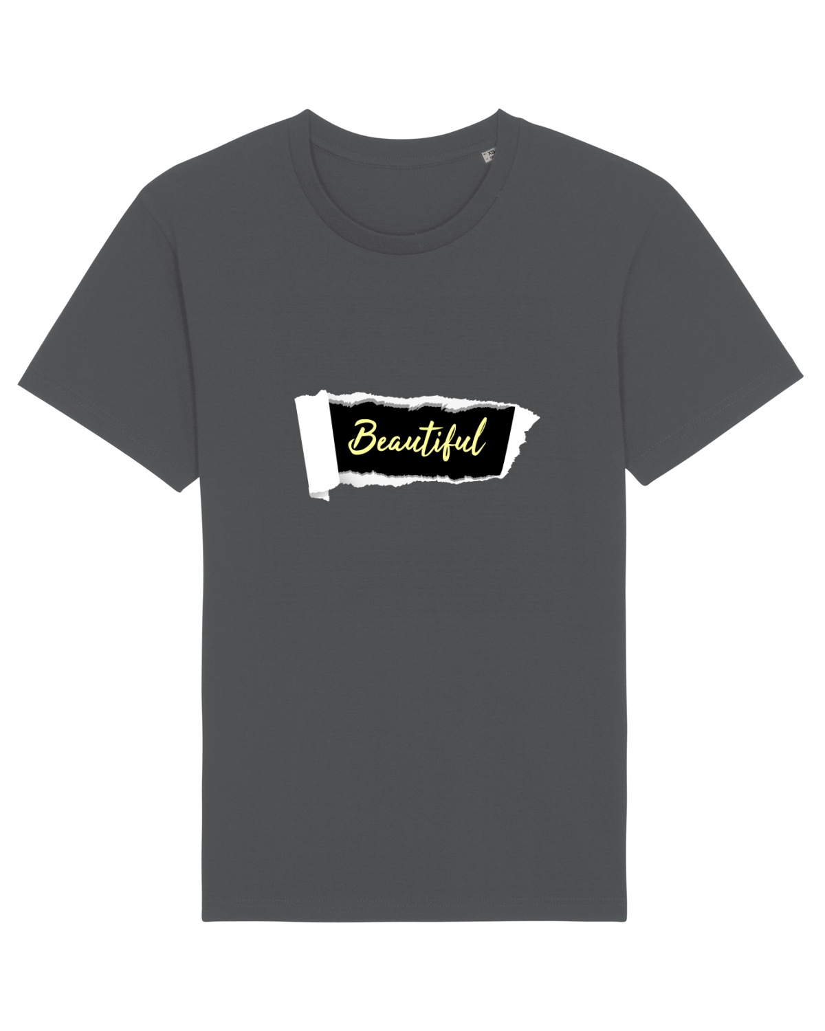 Tricou mânecă scurtă Unisex Rocker Anthracite
