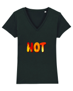 Fierbinte! Tricou mânecă scurtă guler V Damă Evoker
