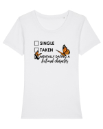 Fictional Character Tricou mânecă scurtă guler larg fitted Damă Expresser