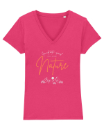 I'm Not Anti-social I just Prefer Fishing Tricou mânecă scurtă guler V Damă Evoker