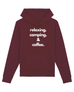 Relaxing.Camping.Coffee Hanorac Unisex Drummer