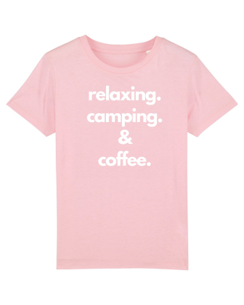 Relaxing.Camping.Coffee Cotton Pink