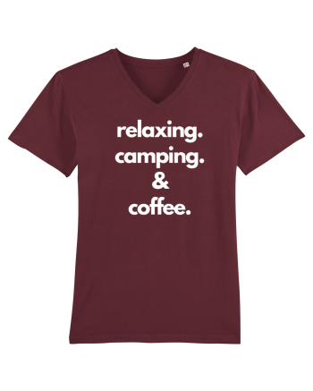 Relaxing.Camping.Coffee Burgundy