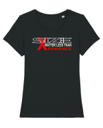 Size Matters Less Than Experience Tricou mânecă scurtă guler larg fitted Damă Expresser