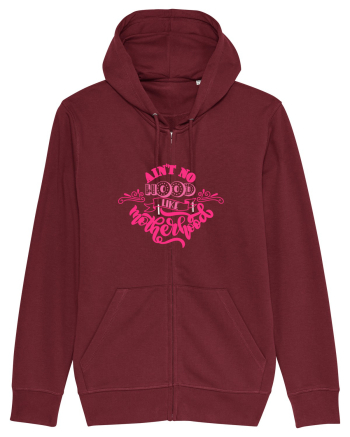 Ain't No Hood Like Motherhood Burgundy