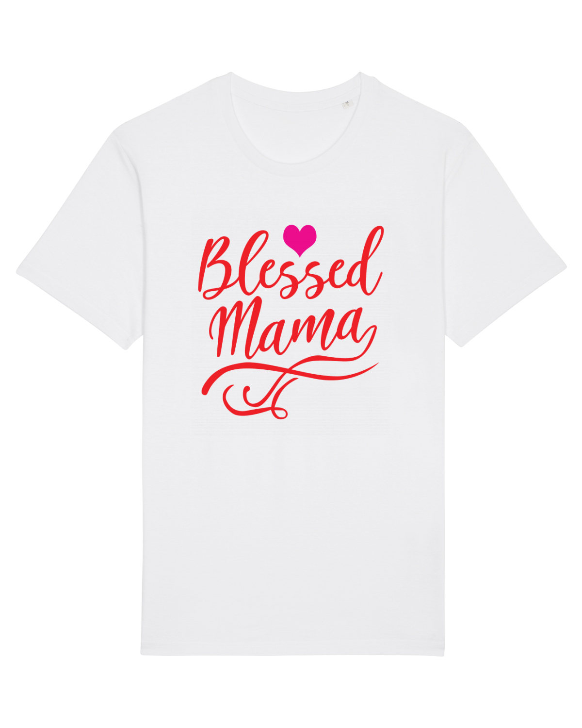 Tricou mânecă scurtă Unisex Rocker White