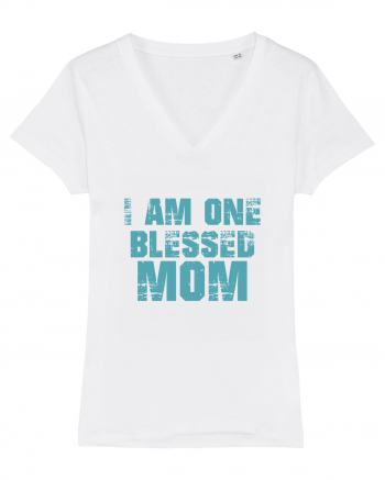 I Am One Blessed Mom White