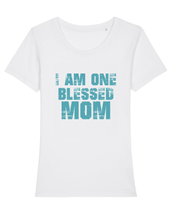 I Am One Blessed Mom White