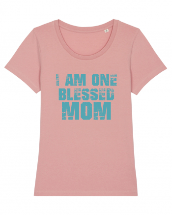 I Am One Blessed Mom Canyon Pink