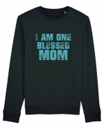 I Am One Blessed Mom Bluză mânecă lungă Unisex Rise