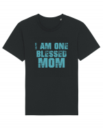 I Am One Blessed Mom Tricou mânecă scurtă Unisex Rocker