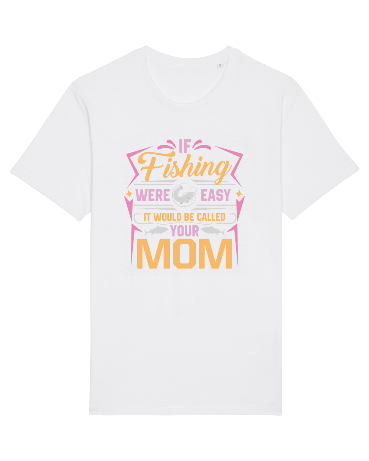 Tricou mânecă scurtă Unisex Rocker White