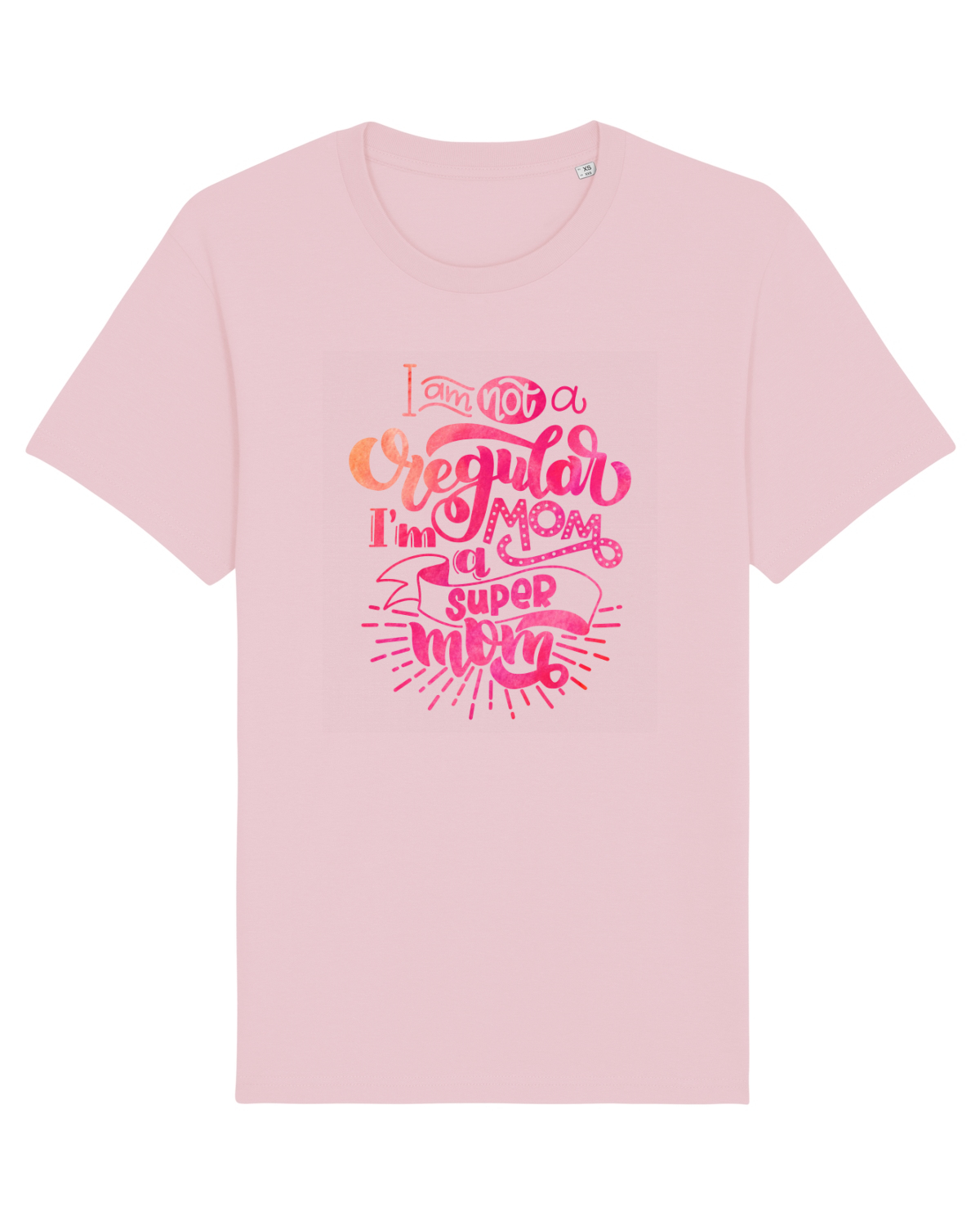 Tricou mânecă scurtă Unisex Rocker Cotton Pink