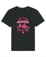 Mama Wife Blessed Life Tricou mânecă scurtă Unisex Rocker