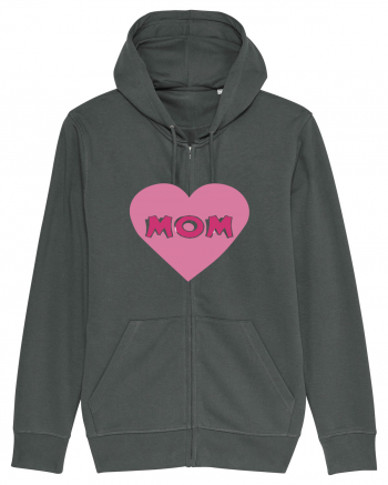 Mom Heart Anthracite