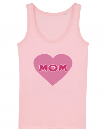Mom Heart Cotton Pink