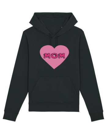 Mom Heart Black