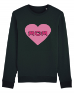 Mom Heart Bluză mânecă lungă Unisex Rise