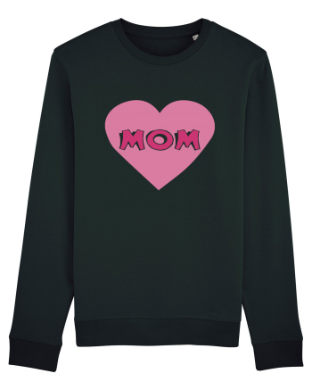 Mom Heart Black
