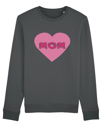 Mom Heart Anthracite