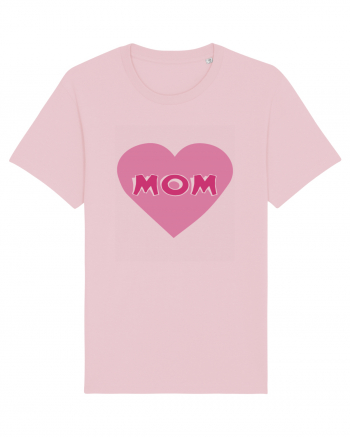 Mom Heart Cotton Pink