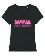 Mom Master Of Multitasking Tricou mânecă scurtă guler larg fitted Damă Expresser