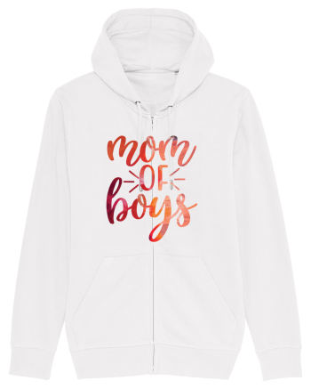 Mom Of Boys White