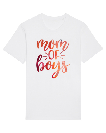 Mom Of Boys White