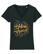 Mom Squad Tricou mânecă scurtă guler V Damă Evoker