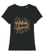 Mom Squad Tricou mânecă scurtă guler larg fitted Damă Expresser