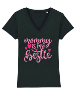 Mommy Is My Bestie Tricou mânecă scurtă guler V Damă Evoker