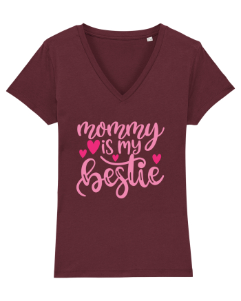 Mommy Is My Bestie Burgundy