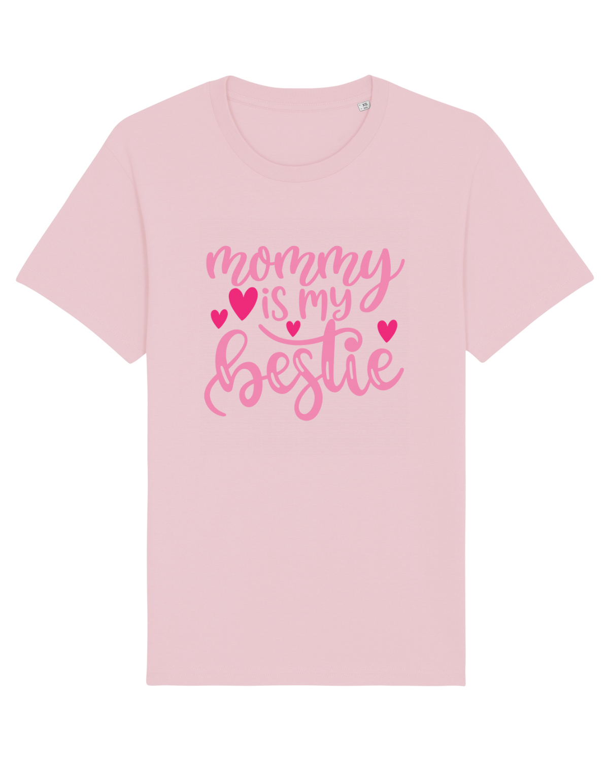 Tricou mânecă scurtă Unisex Rocker Cotton Pink