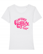 Mother Hustler Tricou mânecă scurtă guler larg fitted Damă Expresser