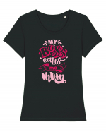 My Boss Call Me Mom Tricou mânecă scurtă guler larg fitted Damă Expresser