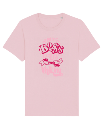 My Boss Call Me Mom Cotton Pink