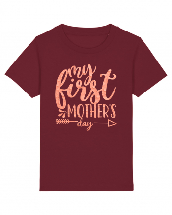 My First Mother's Day Burgundy