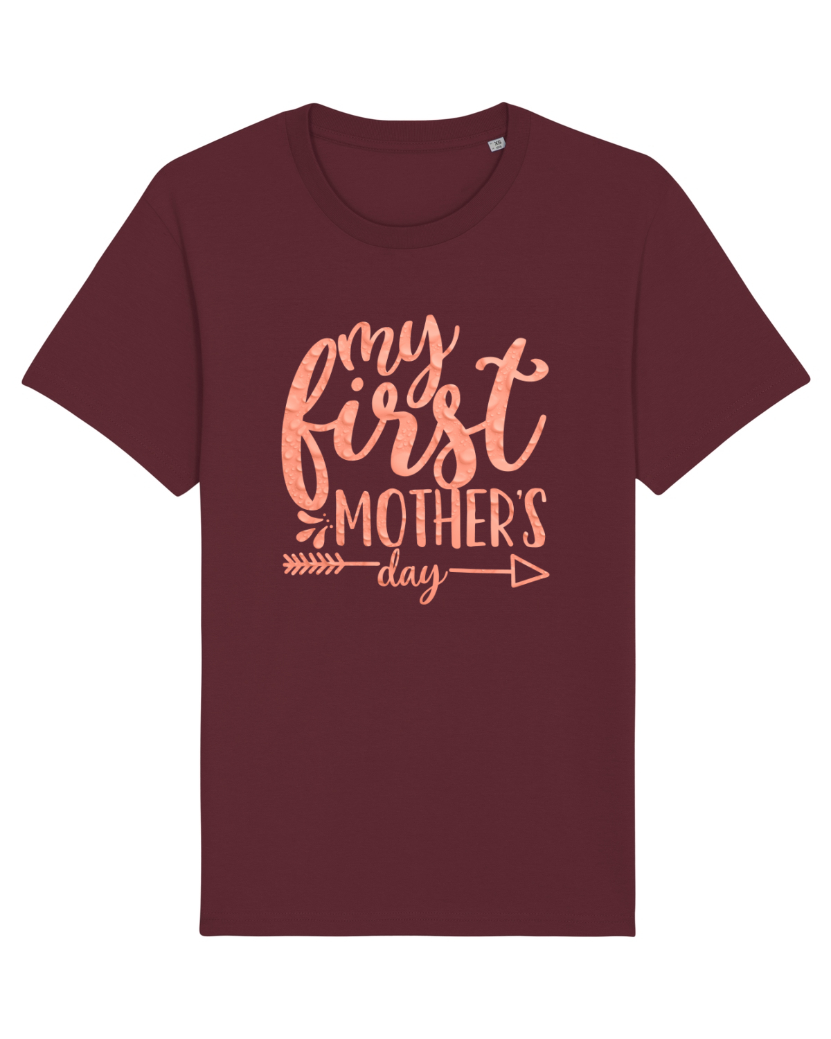 Tricou mânecă scurtă Unisex Rocker Burgundy