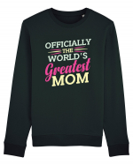 Officially The World's Greatest Mom Bluză mânecă lungă Unisex Rise