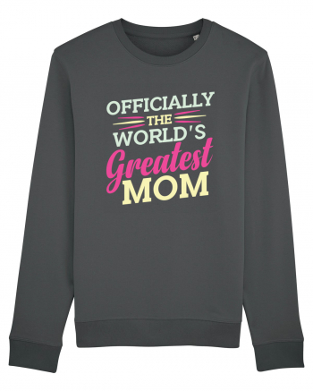 Officially The World's Greatest Mom Anthracite