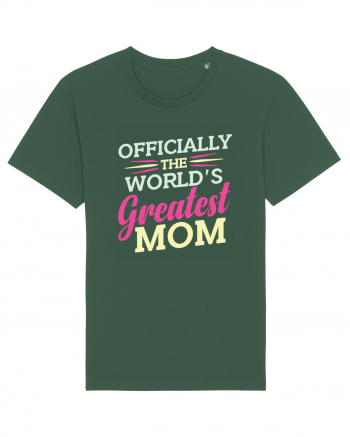 Officially The World's Greatest Mom Bottle Green