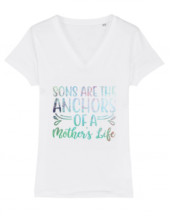 Sons Are The Anchor Of A Mother's Life White