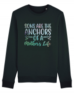 Sons Are The Anchor Of A Mother's Life Bluză mânecă lungă Unisex Rise