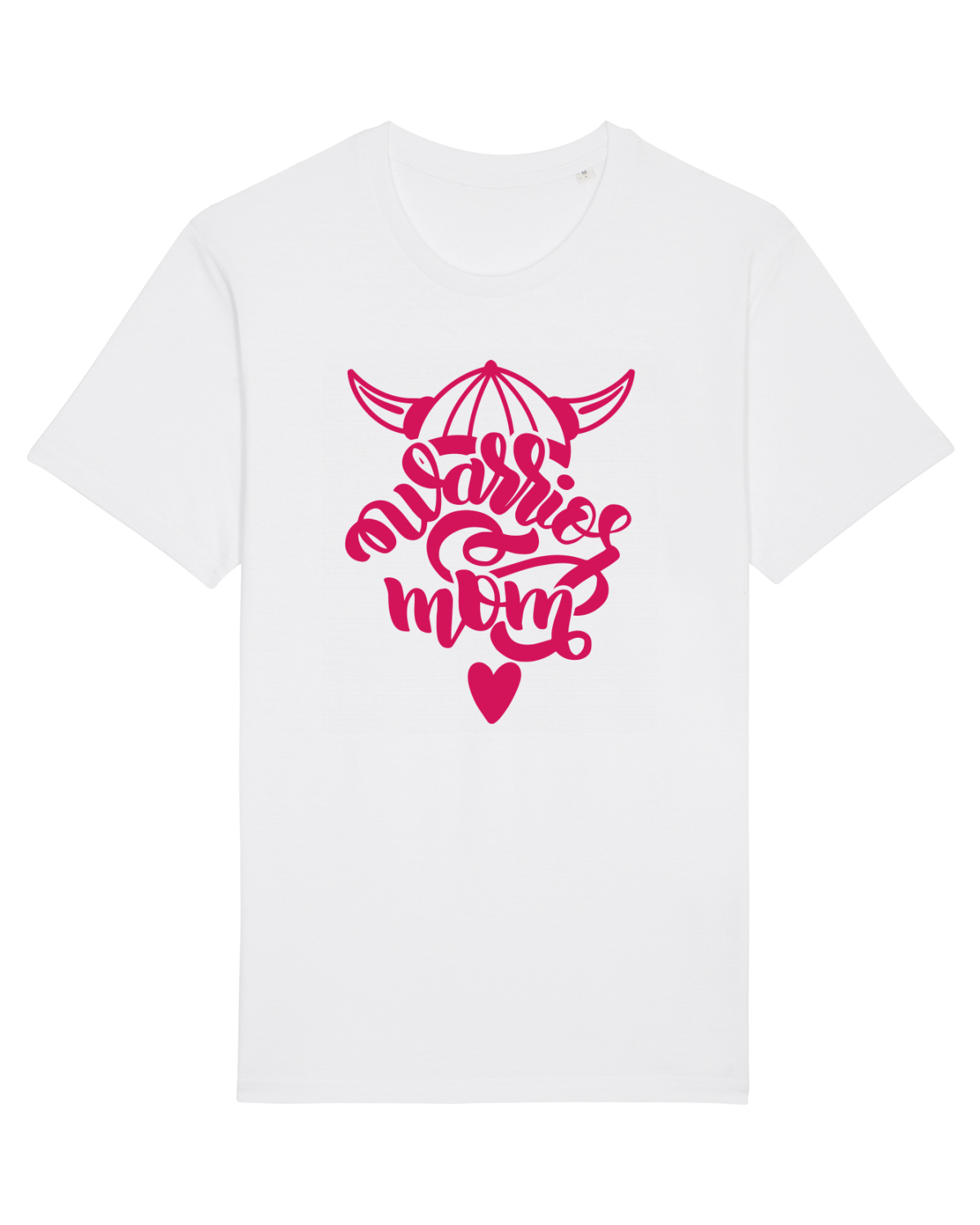 Tricou mânecă scurtă Unisex Rocker White