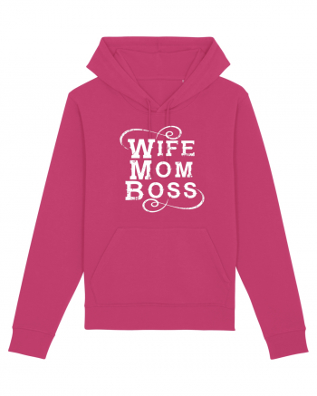 Wife Mom Boss Raspberry