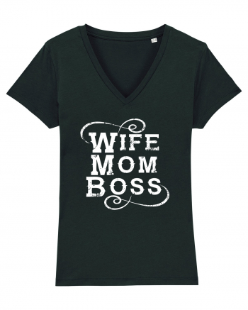 Wife Mom Boss Black