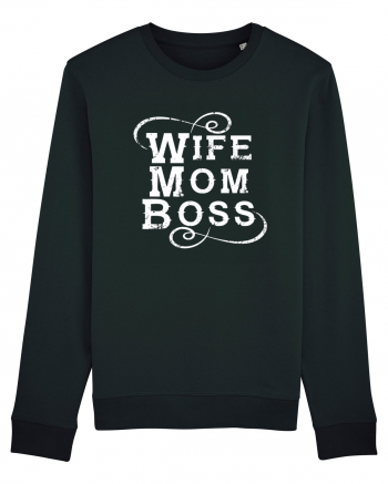 Wife Mom Boss Black