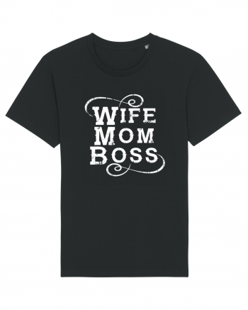 Wife Mom Boss Black