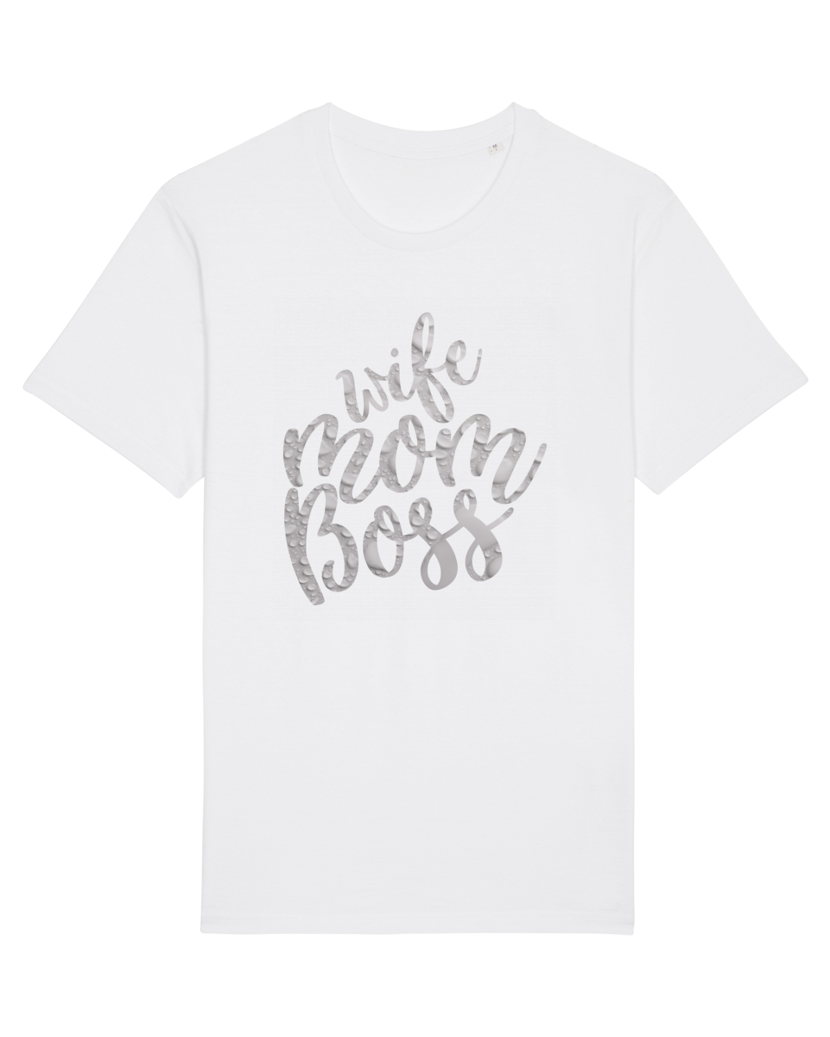 Tricou mânecă scurtă Unisex Rocker White